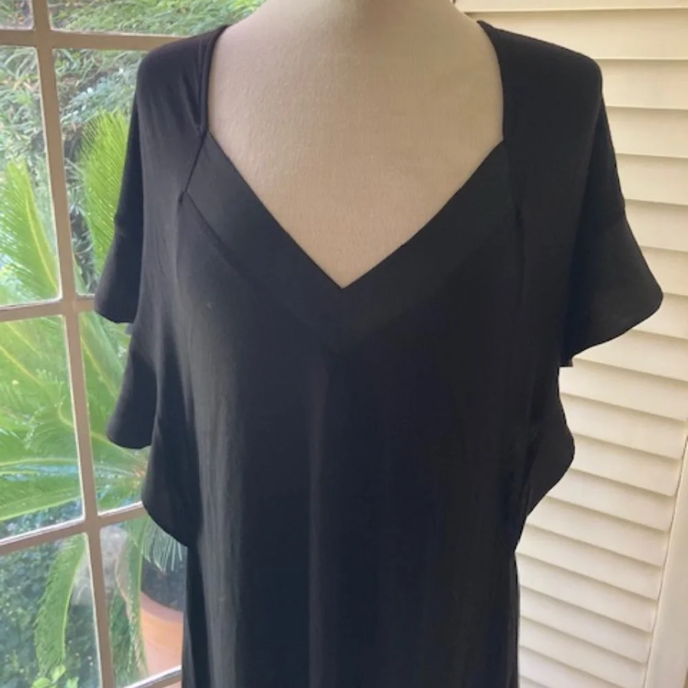 Halston Special Occasion Black Dress - Picture 3 of 9